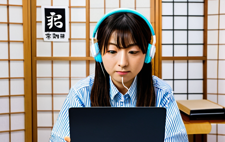 JLPT와 일본어 교수법 연구 성과 - The Initial Dive into Japanese Scripts**
    A vibrant, medium-shot image of a person with a warm, d...