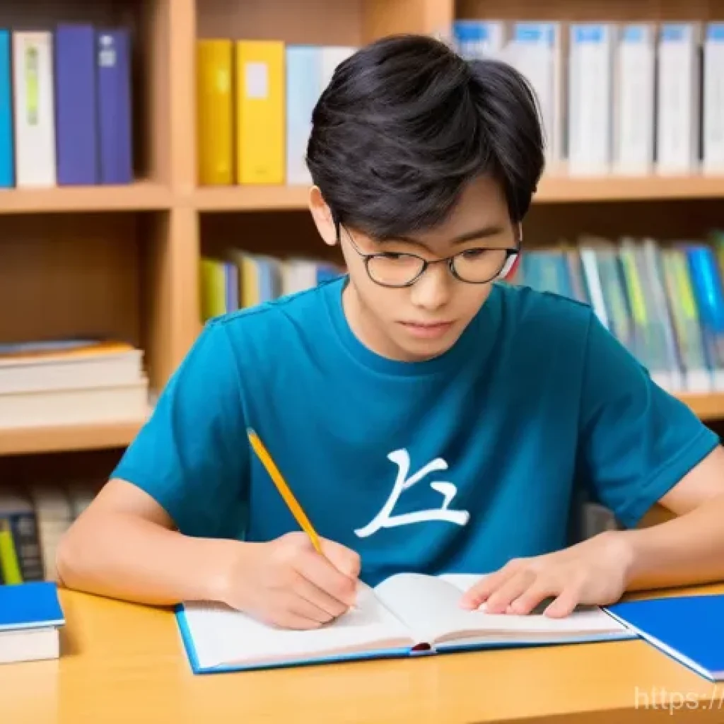JLPT와 일본어 능력 시험 합격 비법 - **Prompt Title: Kanji Unraveled: A Student's Journey to Mastery**
    **Image Prompt:** A vibrant, b...