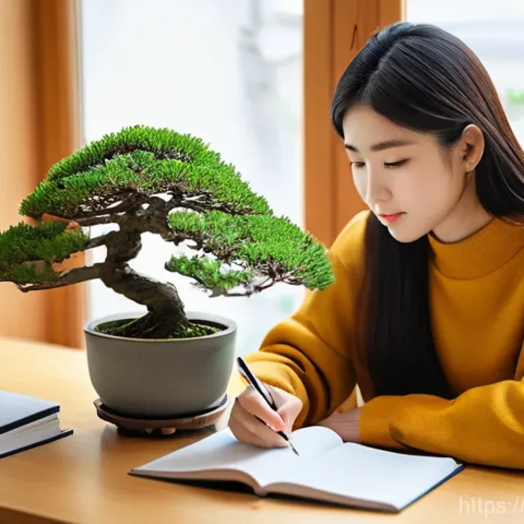 JLPT 시험 응시료와 환불 정책 - **Prompt: "A young adult (gender-neutral, diverse ethnicity) deeply focused on studying for the Japa...