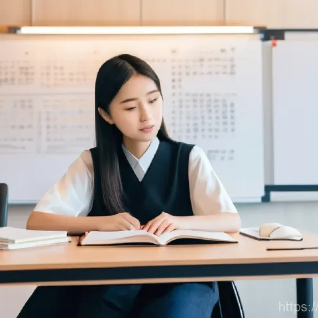 JLPT와 일본어 능력 시험 대비 문제 유형 분석 - **Prompt 1: The Strategic Learner's Mindset**
    "A serene and focused young adult (15+ years old, ...