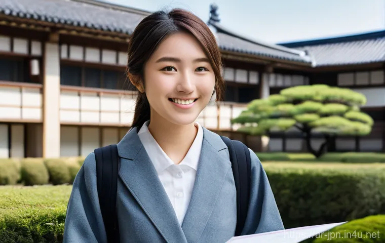 JLPT 시험 성적과 일본 유학 연결하기 - **Prompt 1: The JLPT Gateway to Dreams**
    "A diverse group of young adults, dressed in smart-casu...